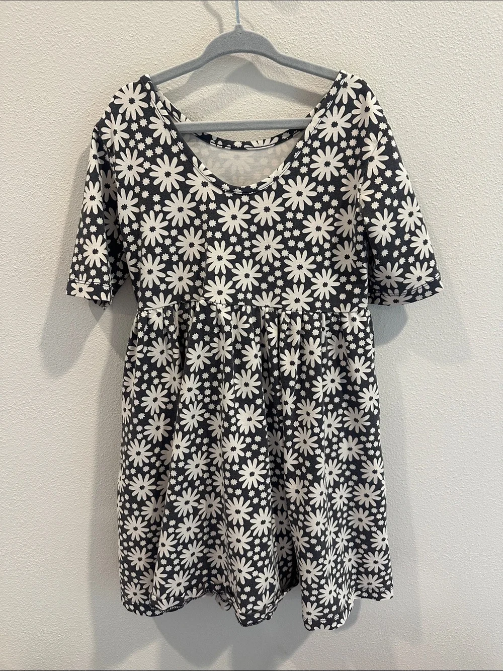 Hanna Andersson Elbow Print Skater Dress